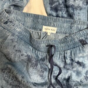 NWOT - Bella Dahl Jogger Pants in Indigo Tie-Dye (M)
